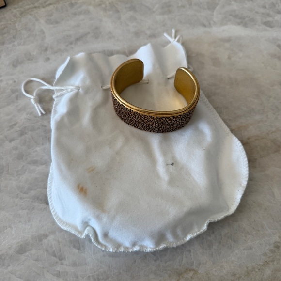 Lema J Handmade Cuffs for a Cause Bracelet Shagreen Karma for Cara Foundation - Picture 6 of 7